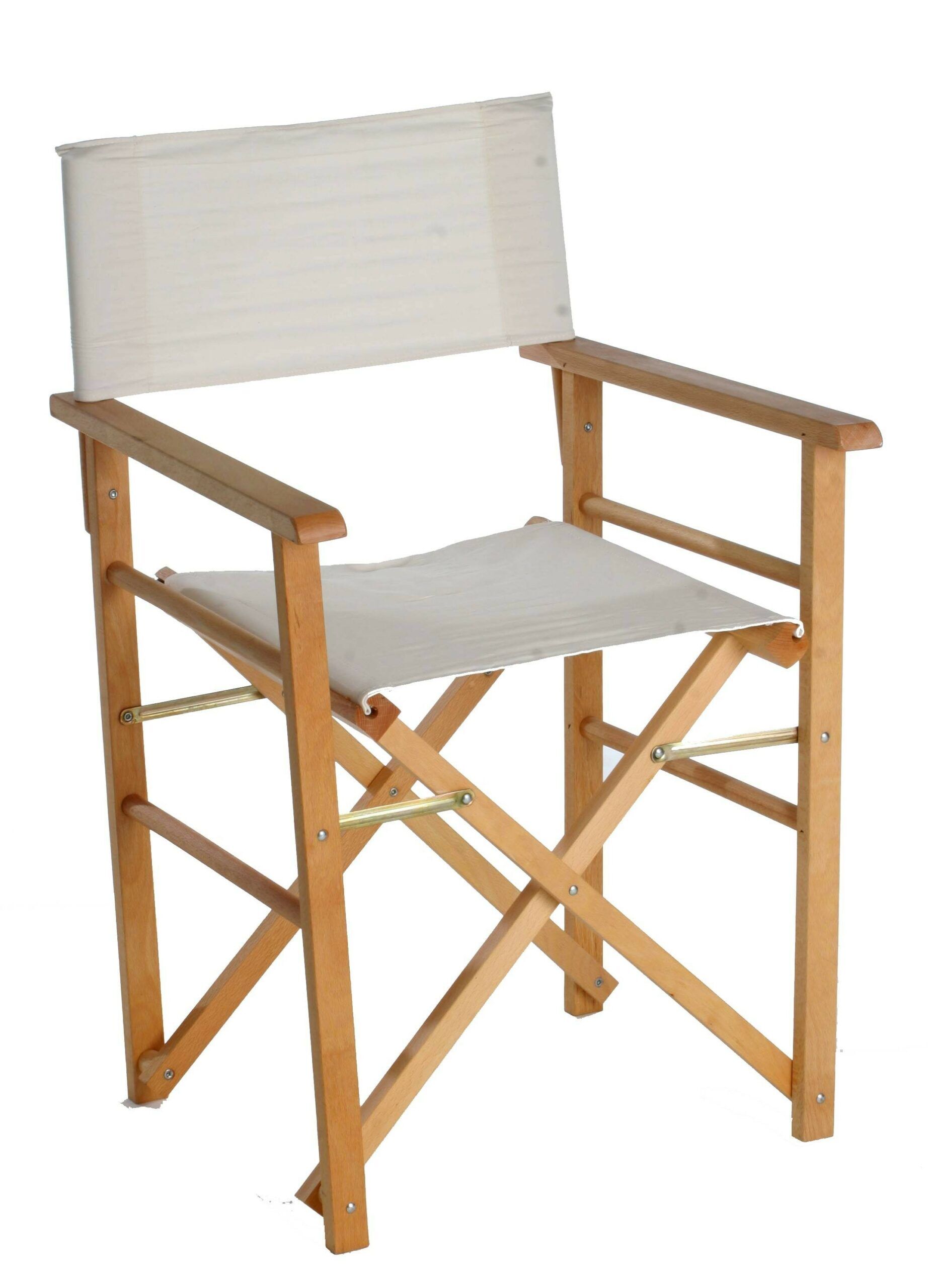 SEDIA REGISTA RIMINI PIEGHEVOLE IN LEGNO DI FAGGIO COLORE NATURALE VALDOMO MADE IN ITALY