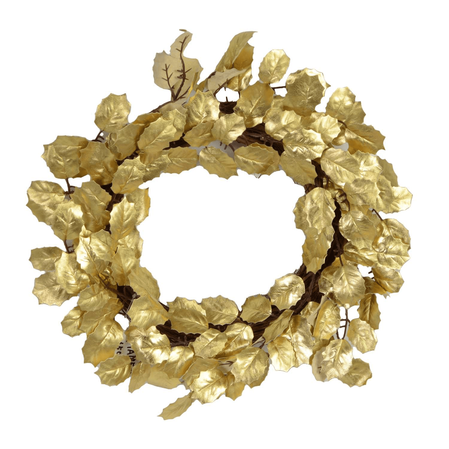 Coroncina foglie oro cm ø45